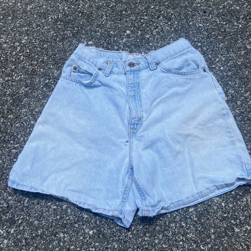 520 levi orange tab jean shorts vintage